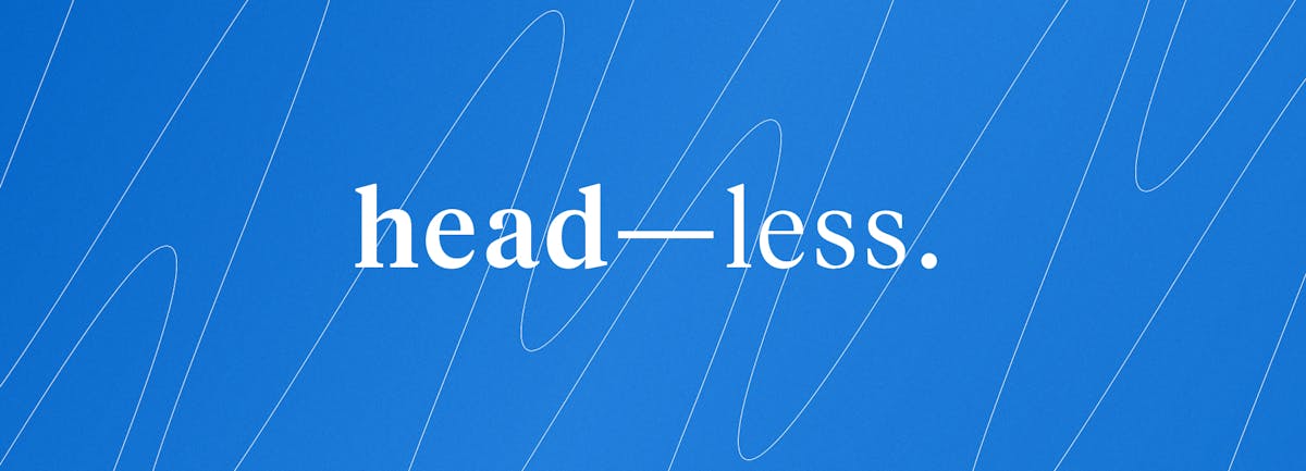 Immagine d'accompagnamento sul concetto di headless CMS