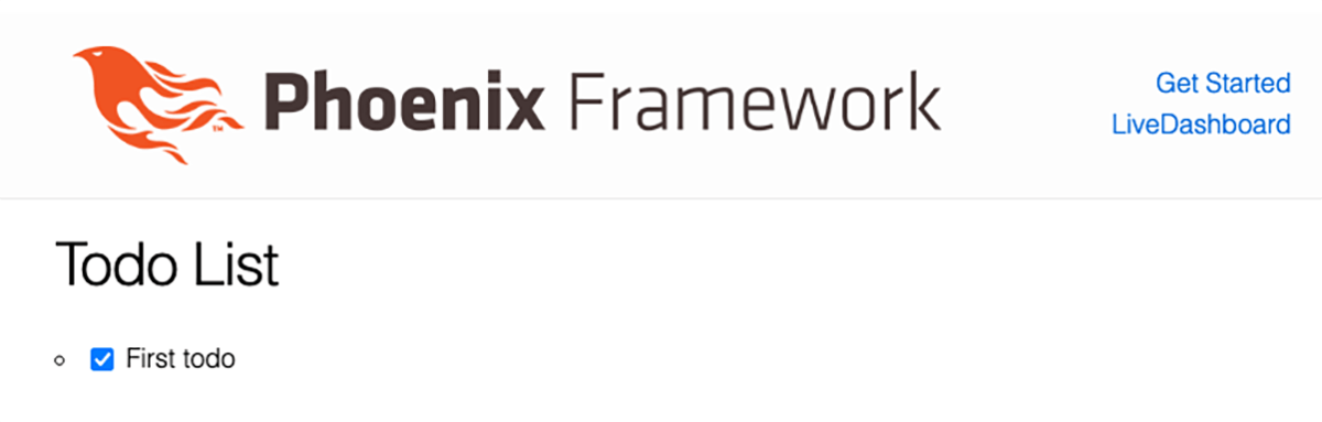 La lista dopo che abbiamo aggiunto due attributi al nodo: `phx_click` e `phx_value_todo_id`. 