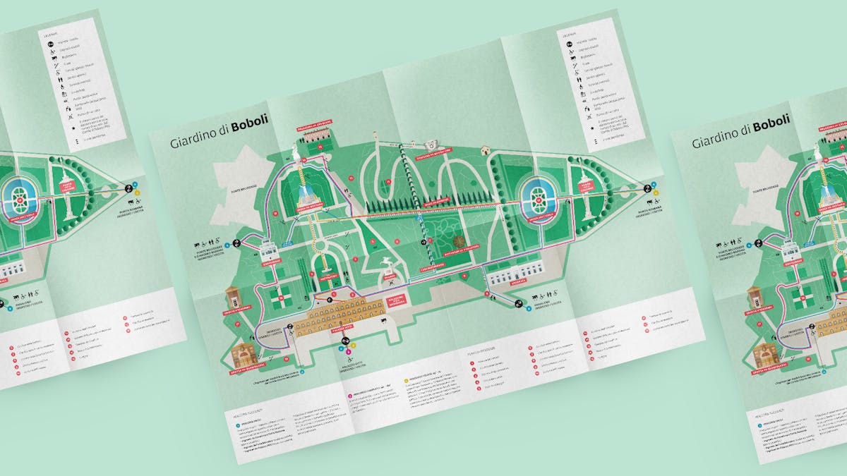 Mappa Giardino di Boboli
