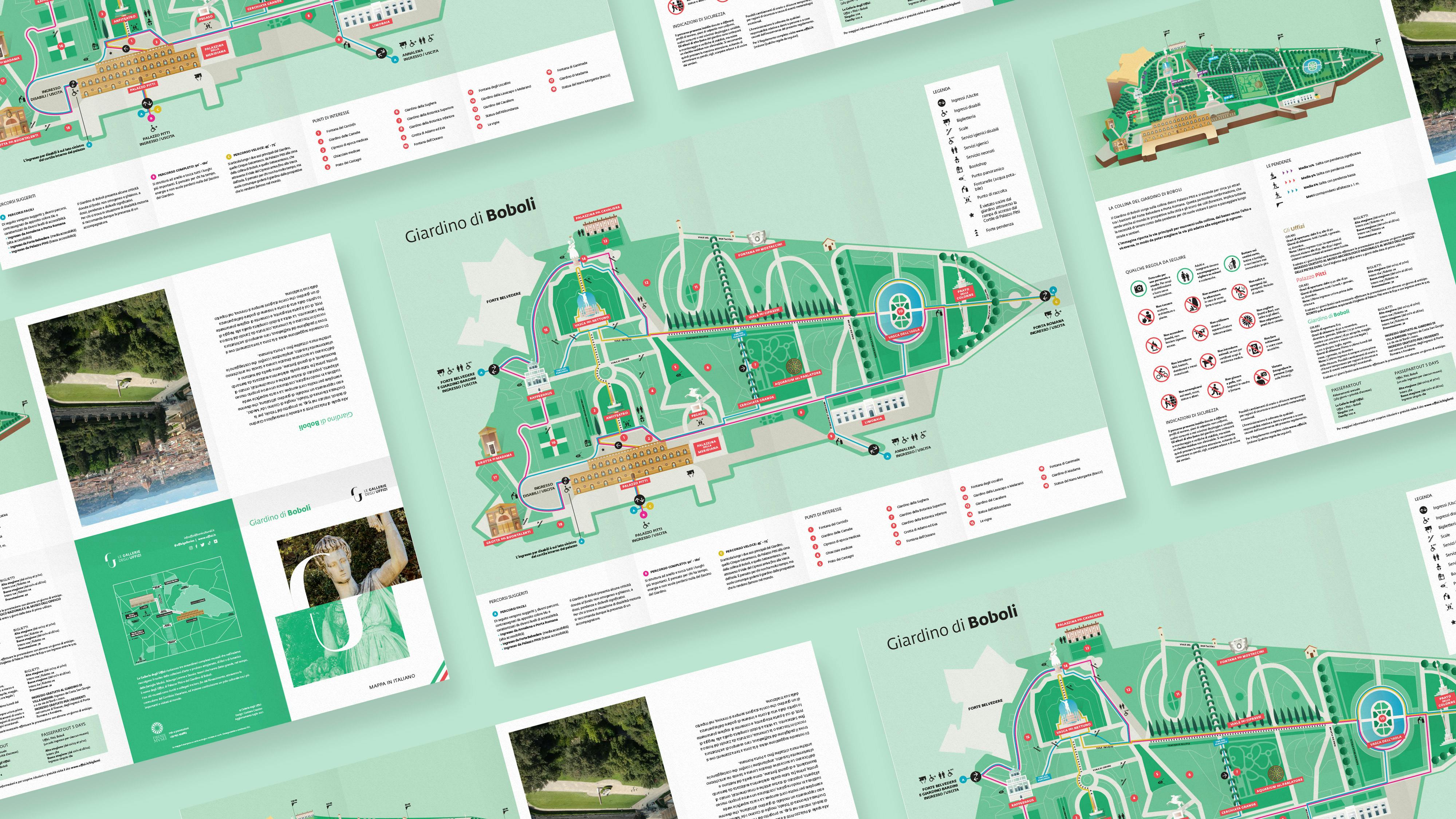 Mappa boboli fronte e retro