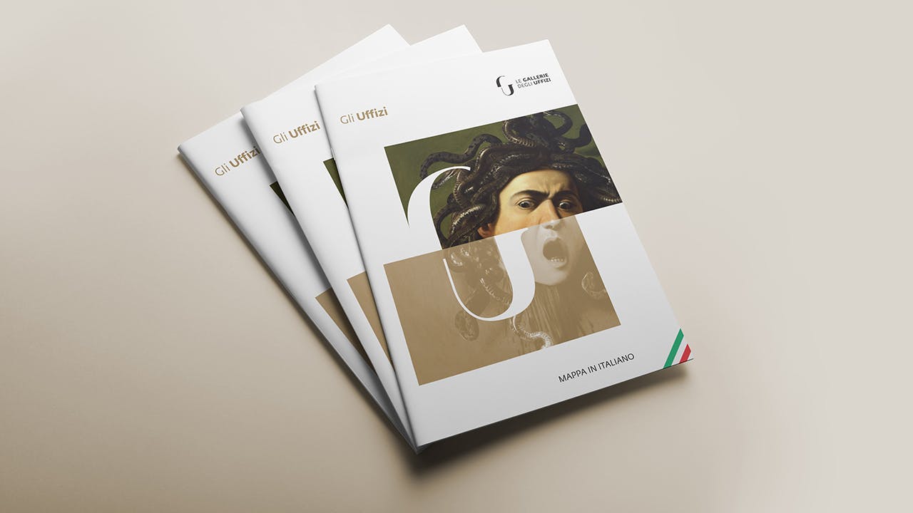 Cover indice portfolio del progetto per la Galleria degli Uffizi