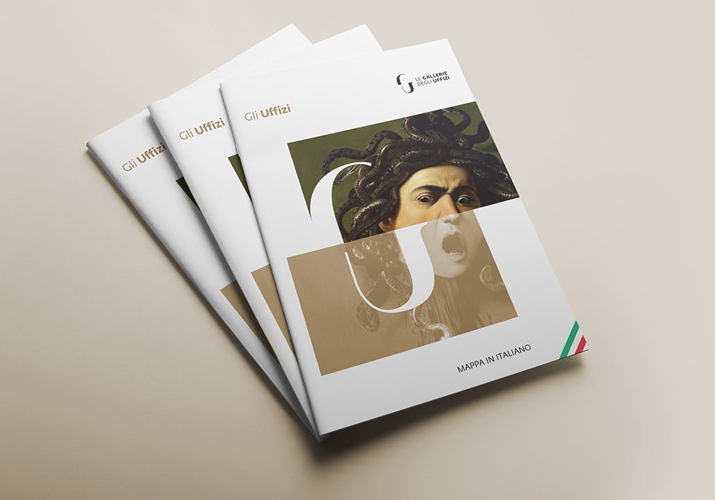 Cover indice portfolio del progetto per la Galleria degli Uffizi