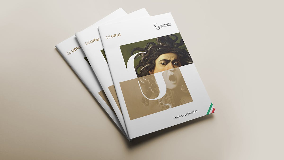 Cover indice portfolio del progetto per la Galleria degli Uffizi