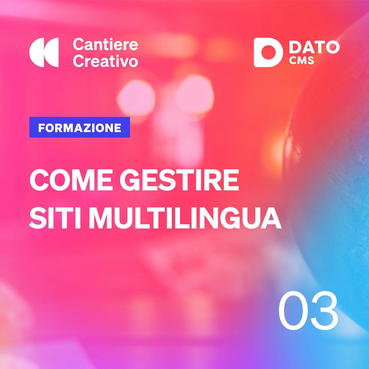 Copertina terzo blogpost formazione DatoCMS