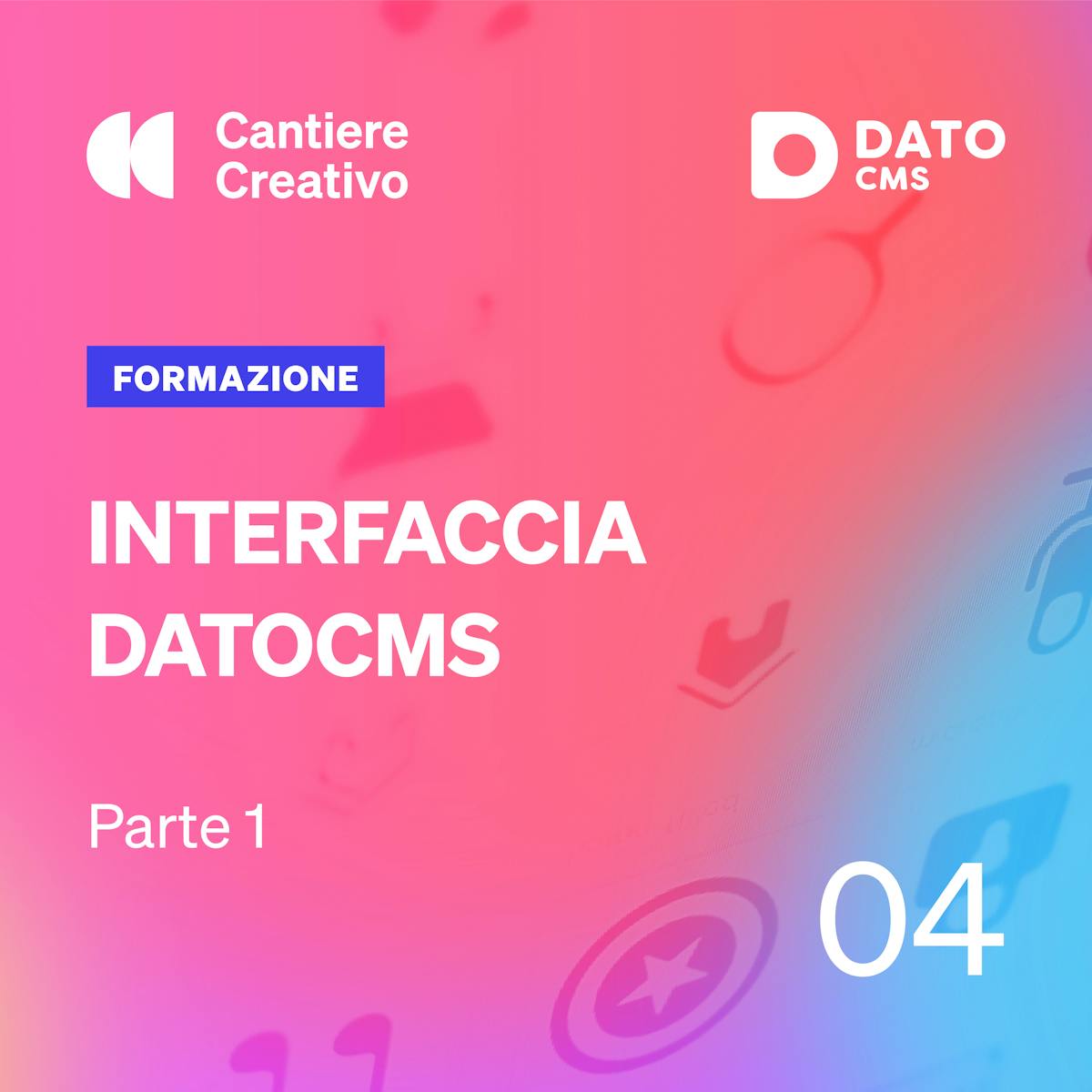 Copertina quadrata quarto blogpost formazione DatoCMS
