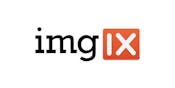 Imgix logo su sfondo bianco