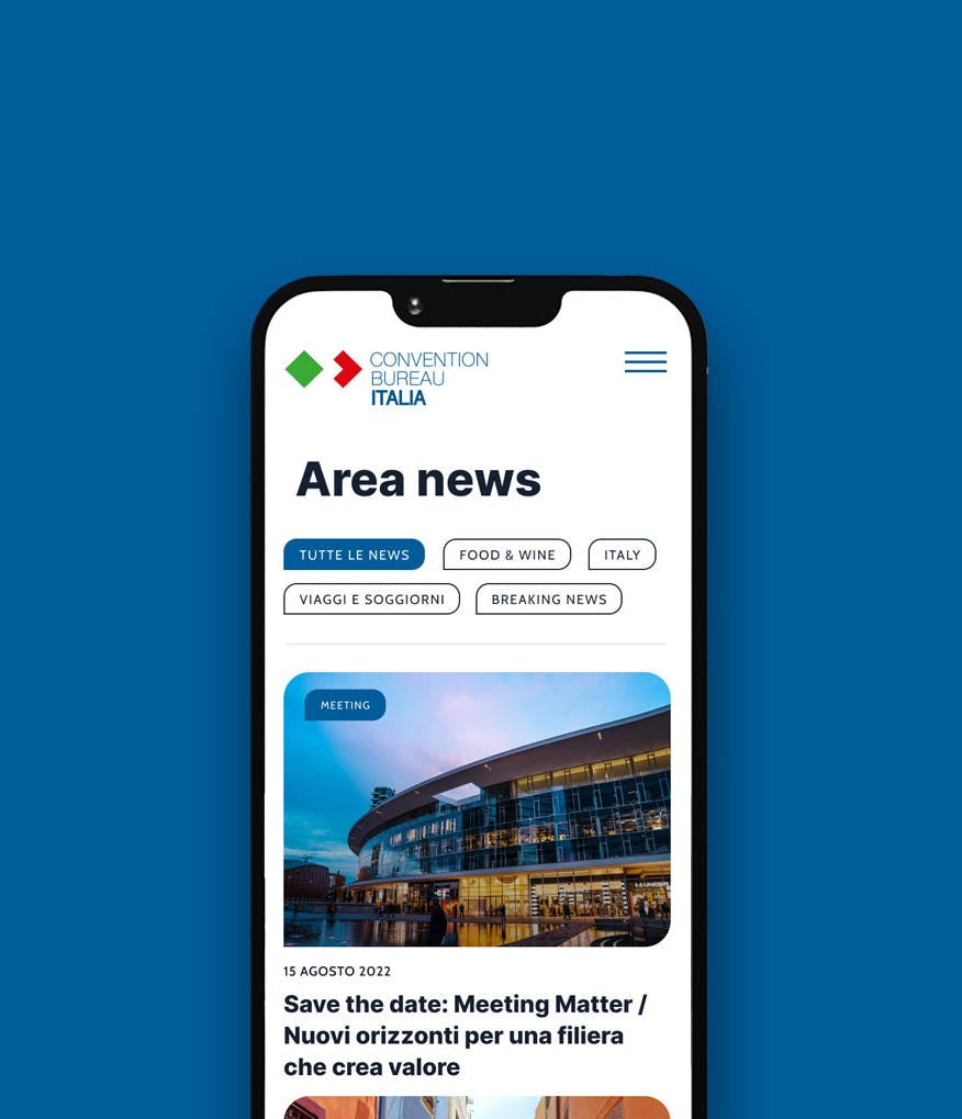 Dispositivo Mobile Area News Convention Bureau