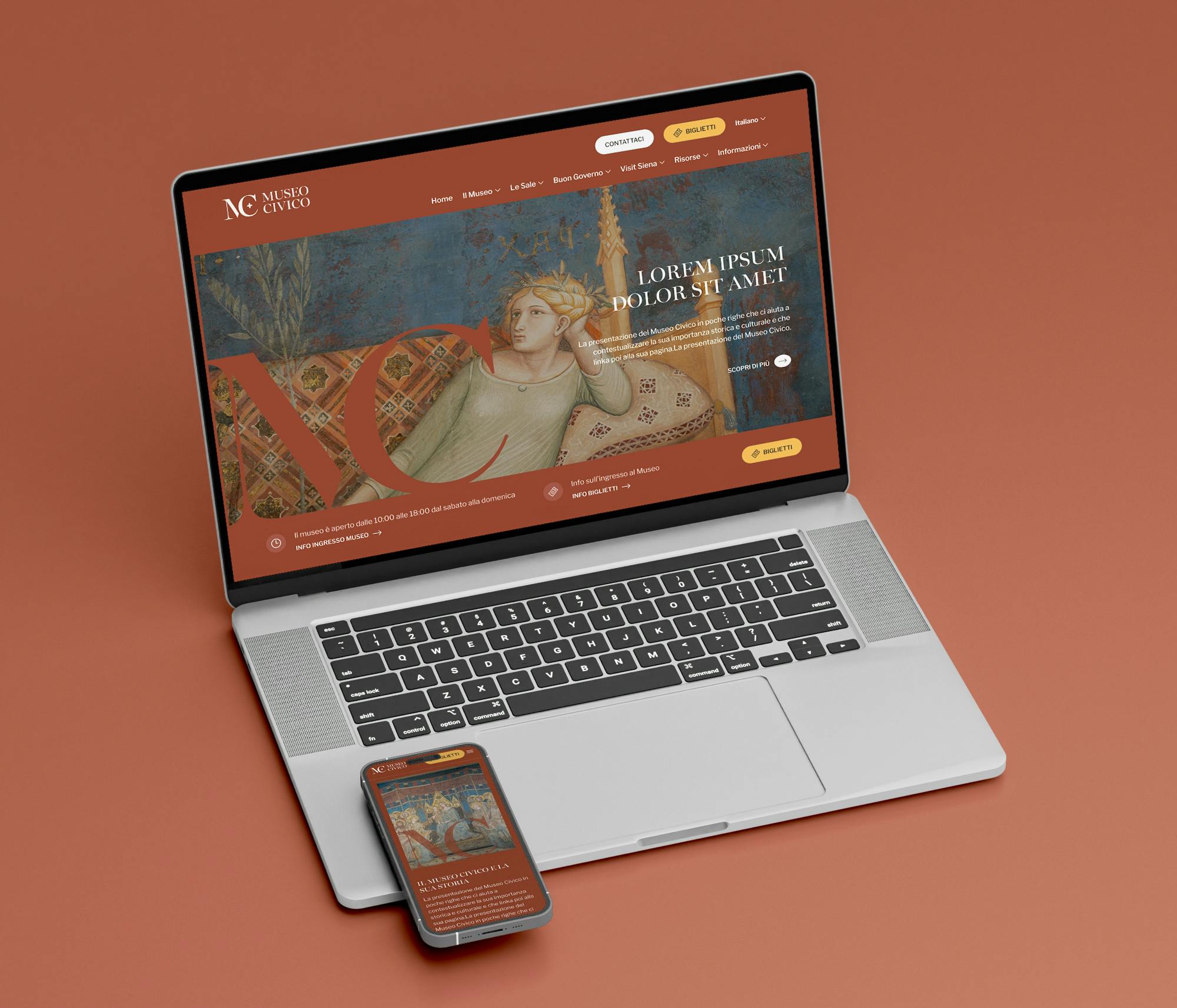 Museo Civico di Siena website