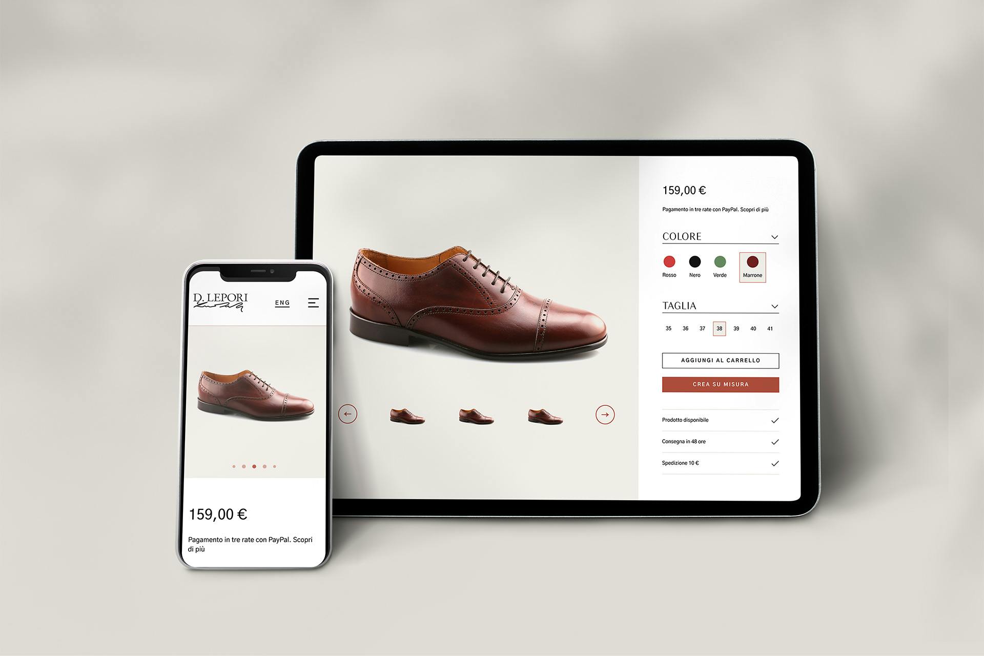 E-commerce di scarpe E-commerce di scarpe