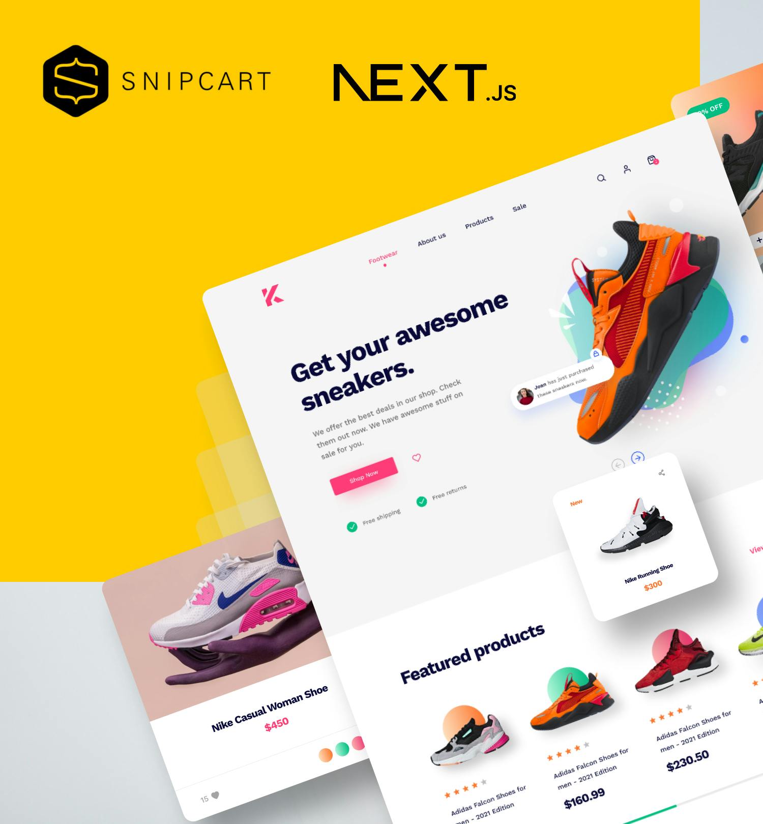 Mockup E-commerce con snipcart