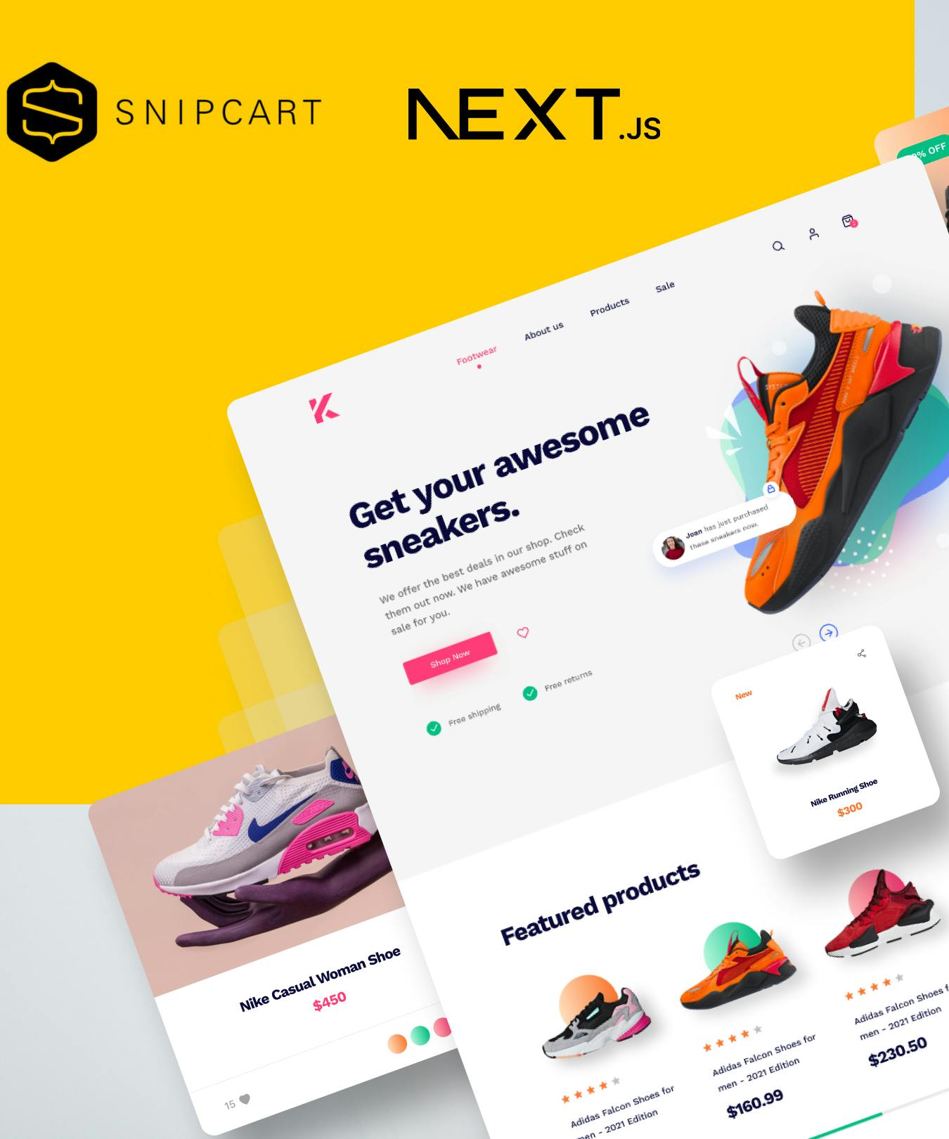 Mockup E-commerce con snipcart