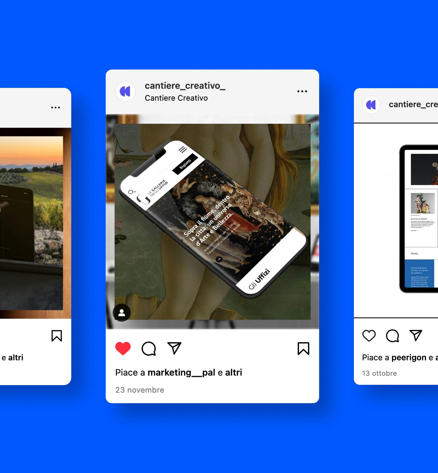 Schermate Social di Instagram IG