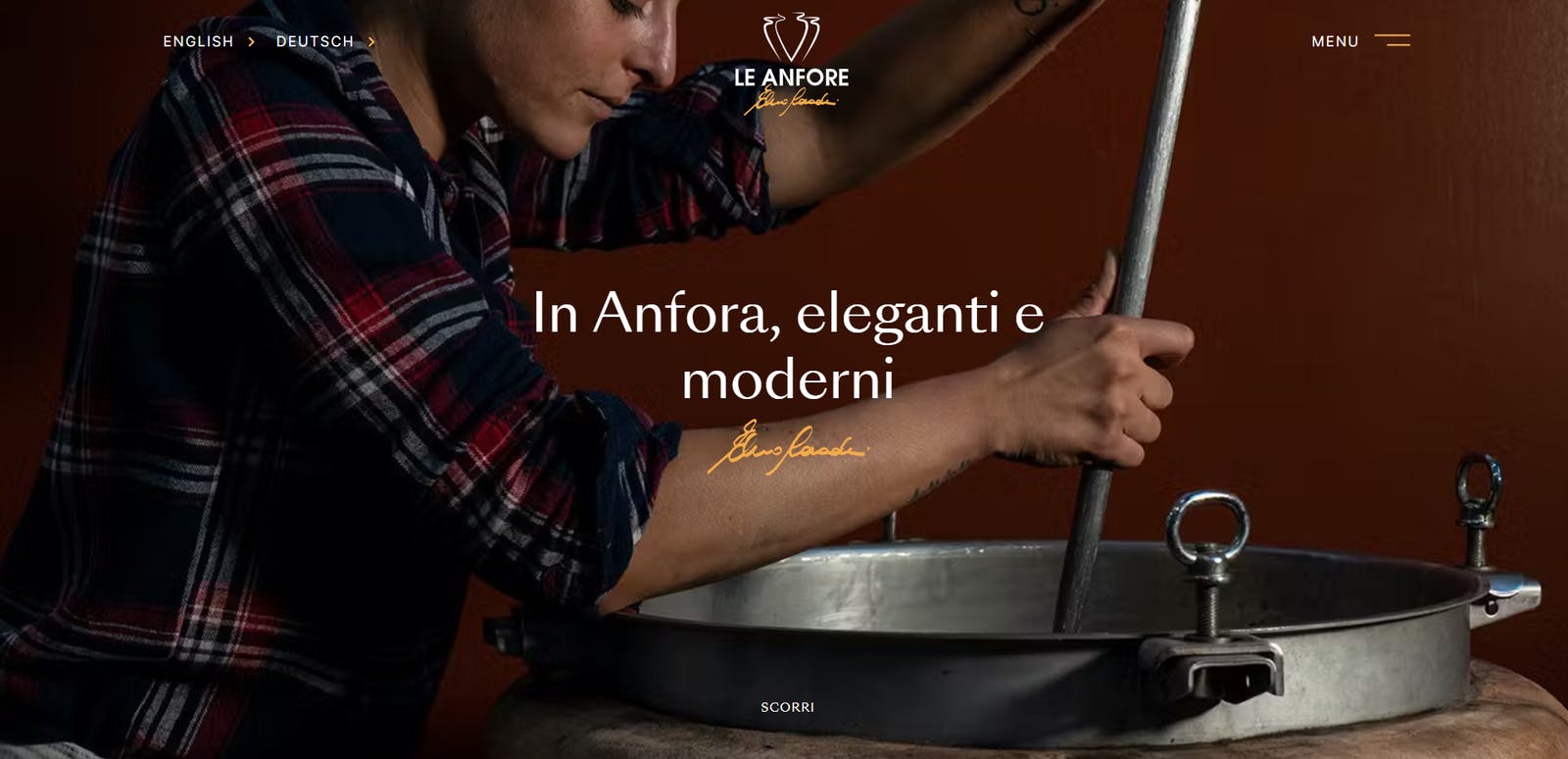 mock up homepage sito Elena casadei accessibile realizzato da Cantiere Creativo