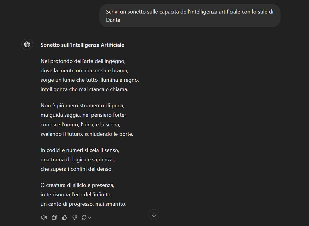 Screenshot ChatGPT