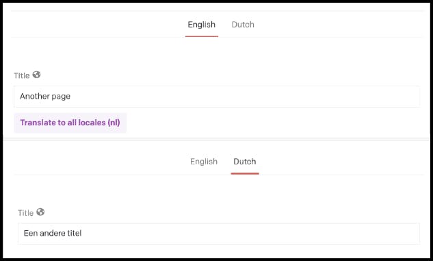 Translate plugin