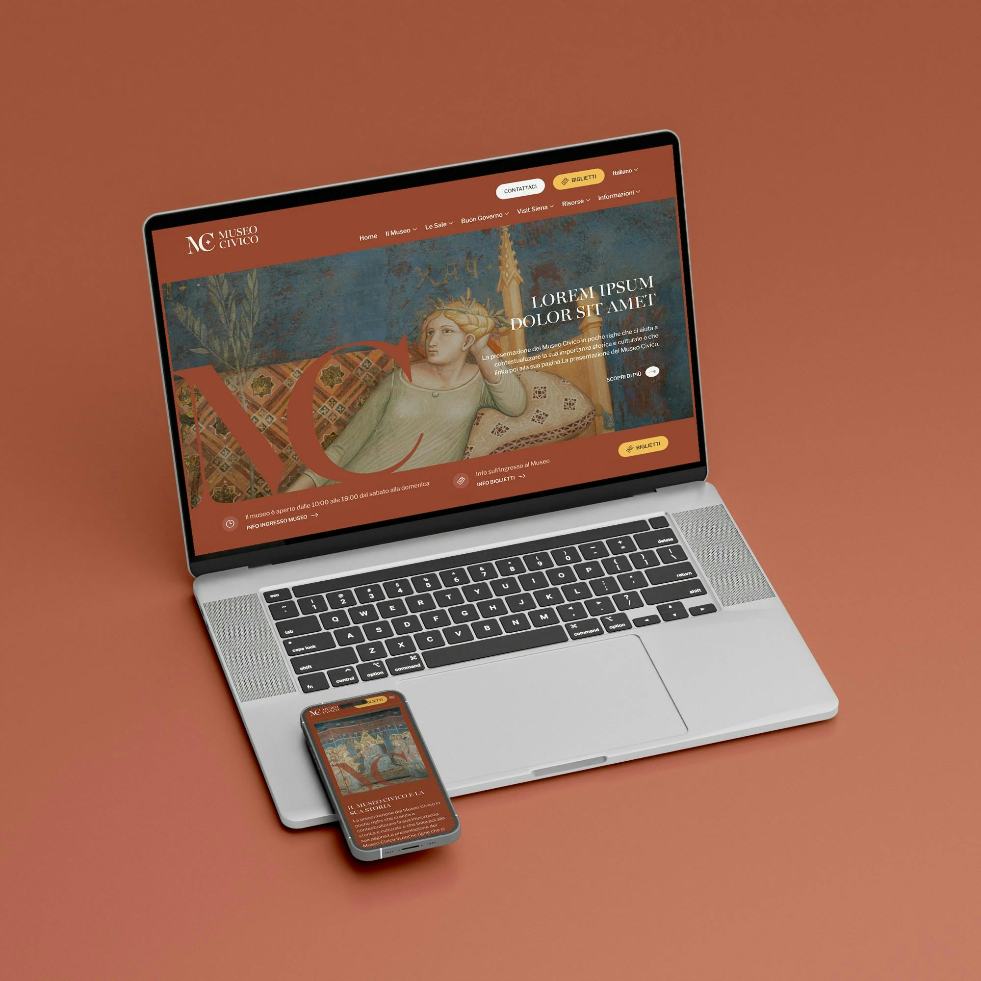 Museo Civico di Siena website