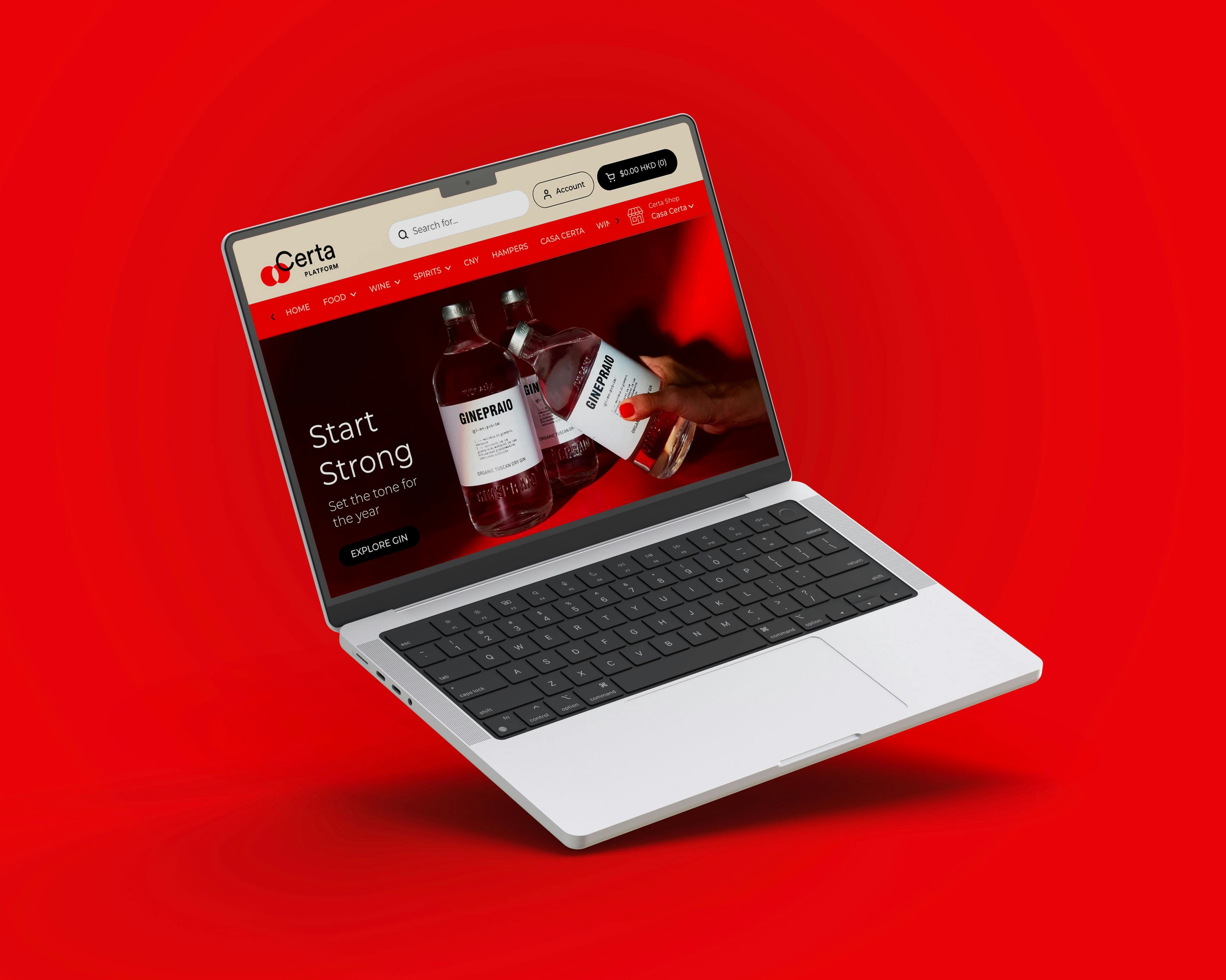 Certa Platform Mockup Certa Platform Mockup