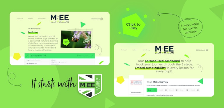 MEE website components