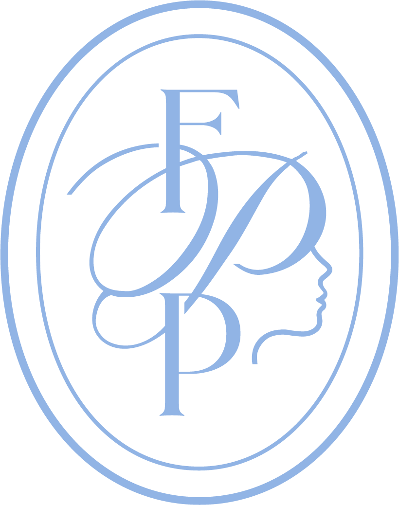 Palmetto Facial Plastics logo light version