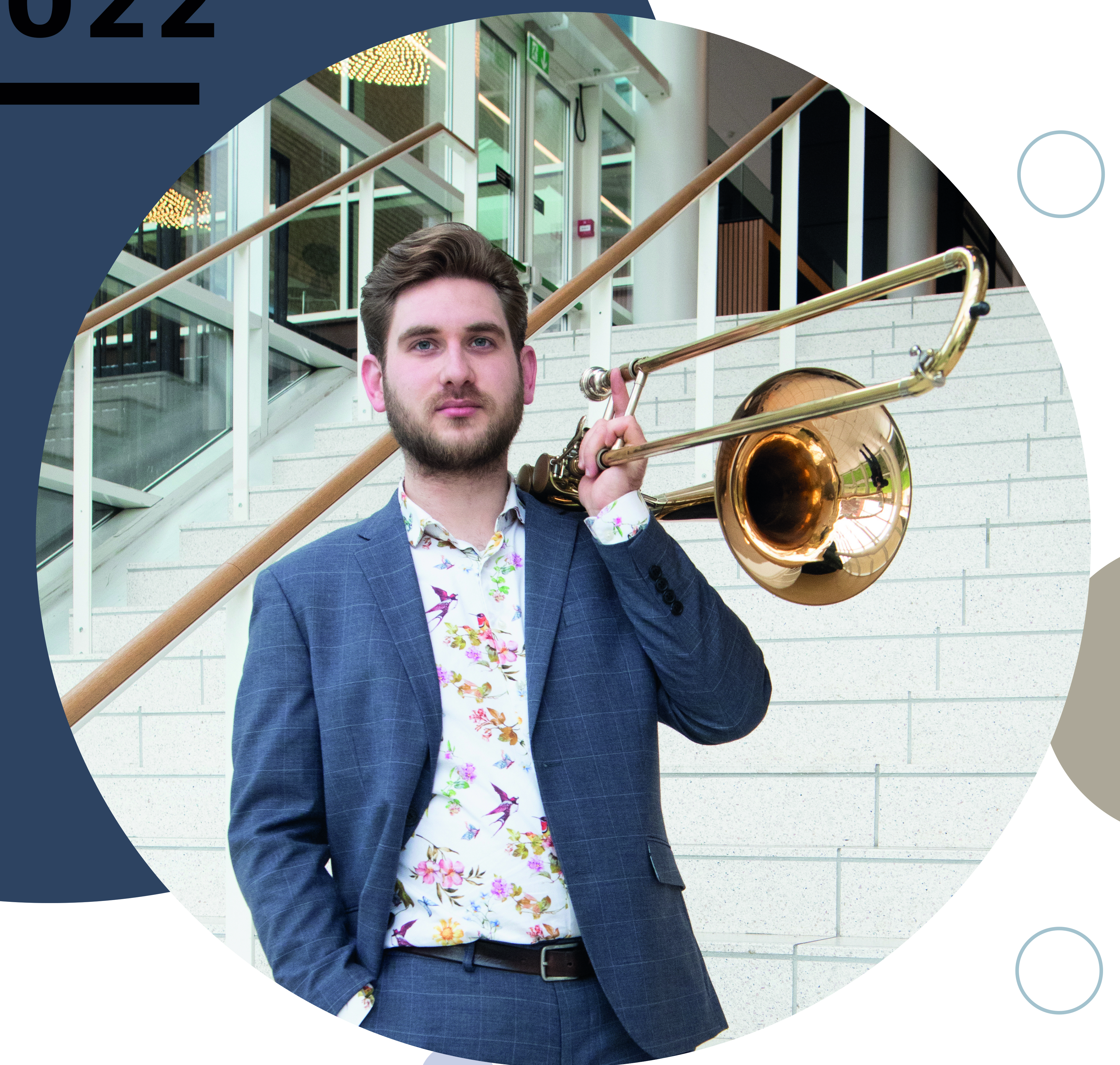 Plakat for Debutkoncert - Jonathan Henneveld, basun