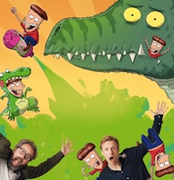 Femlingerne møder dinoen Leif Plakat for Femlingerne møder dinoen Leif