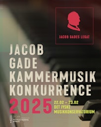 Jacob Gade Kammermusikkonkurrence - Jacob Gade Jazz Kvartet Plakat for Jacob Gade Kammermusikkonkurrence - Jacob Gade Jazz Kvartet