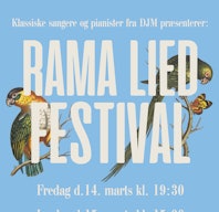 RAMA Liedfestival Plakat for RAMA Liedfestival