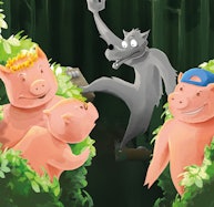 De Tre Små Grise Plakat for De Tre Små Grise