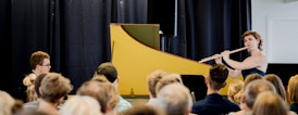 2 fløjter og klaver Plakat for 2 fløjter og klaver