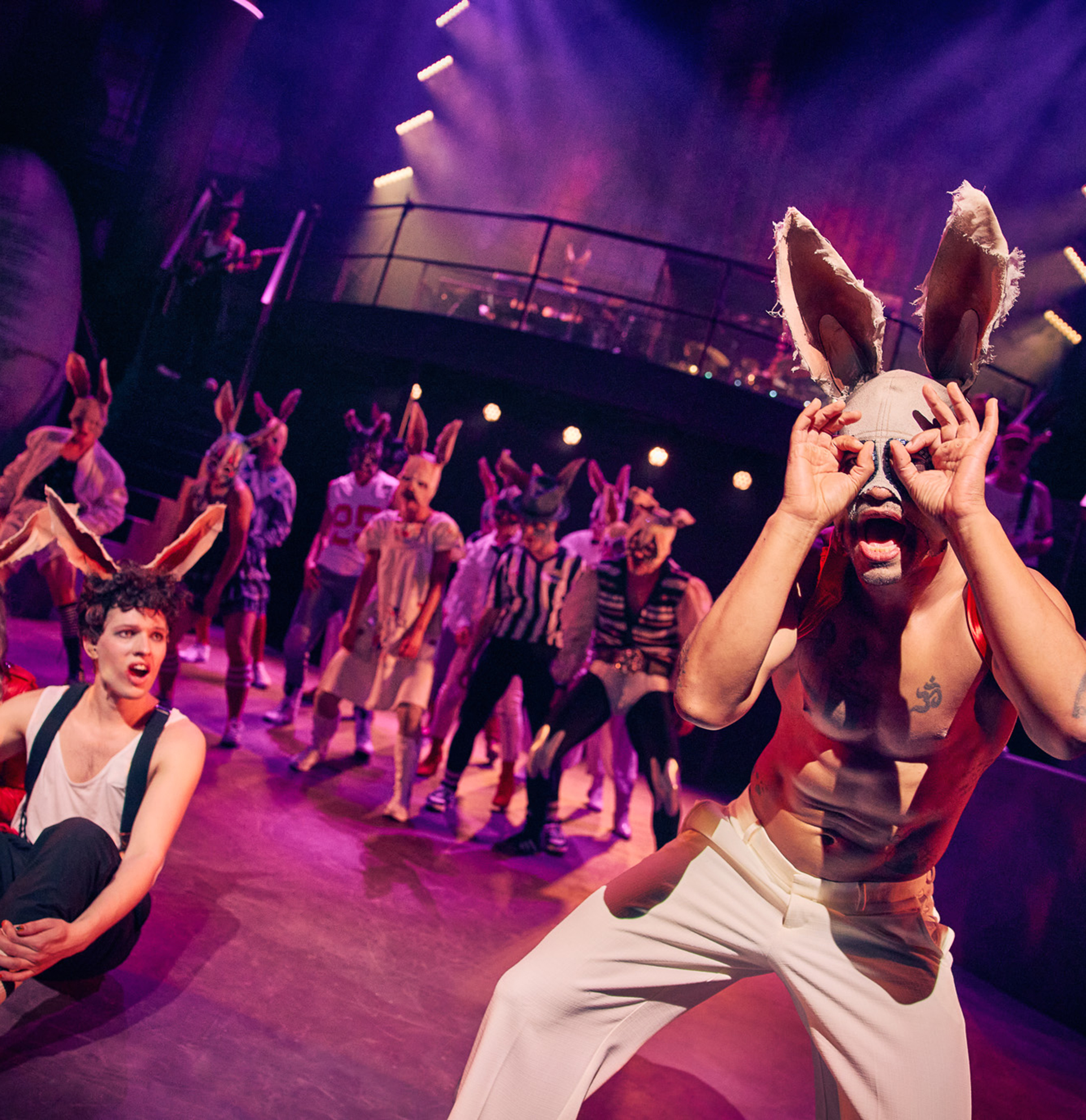 Plakat for De Vilde Kaniner