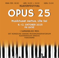 OPUS 25 - klaverfestival Plakat for OPUS 25 - klaverfestival