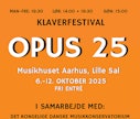 OPUS 25 - klaverfestival Plakat for OPUS 25 - klaverfestival