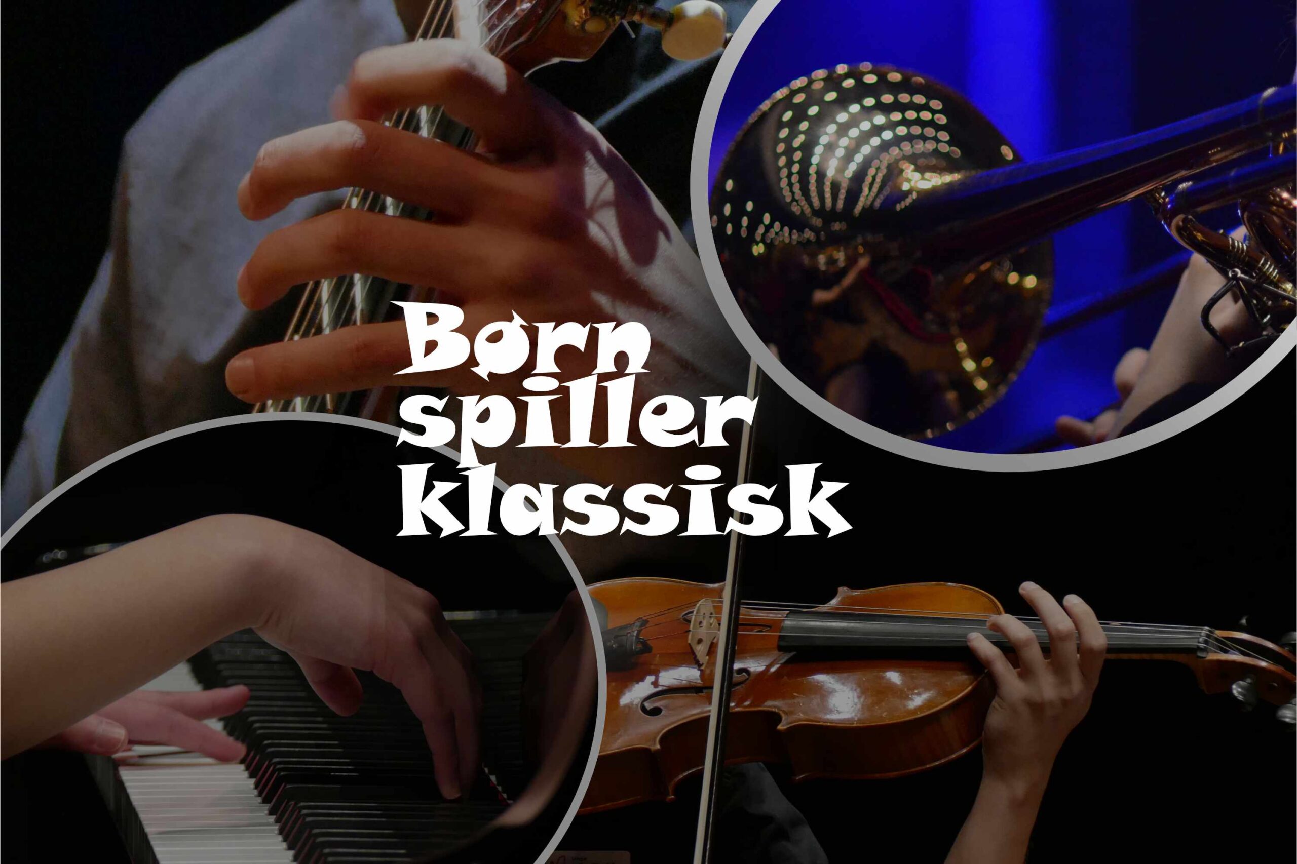 Plakat for Børn spiller klassisk