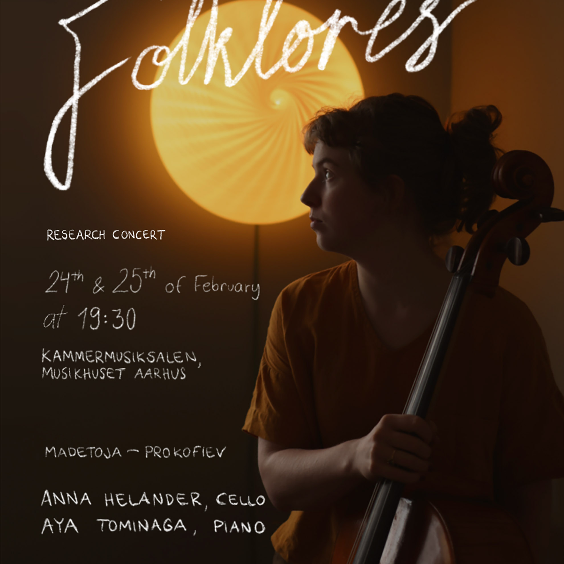 Plakat for Forskningskoncert - Folklore