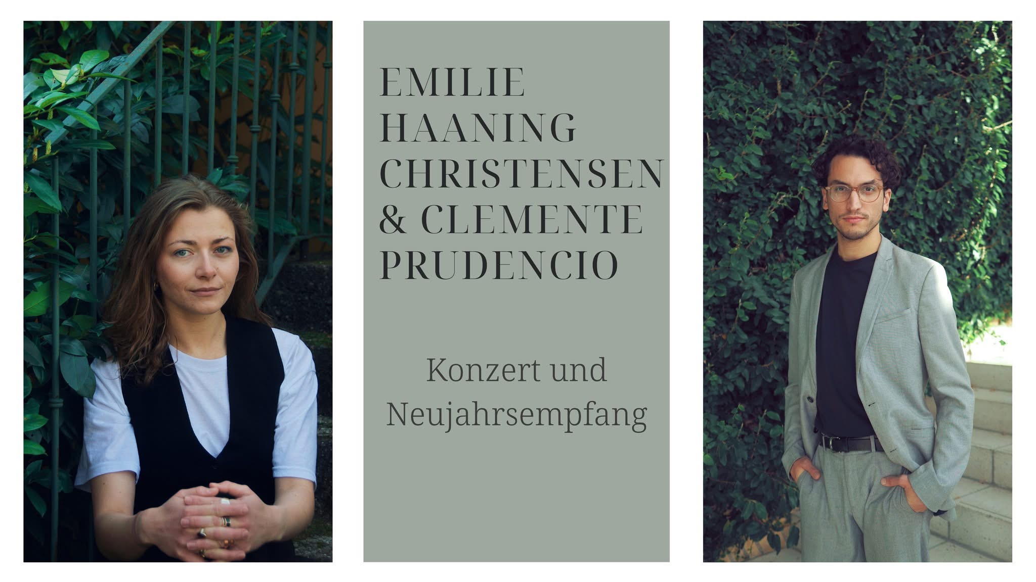 Plakat for Liedkoncert - Konzert und Neujahrsempfang