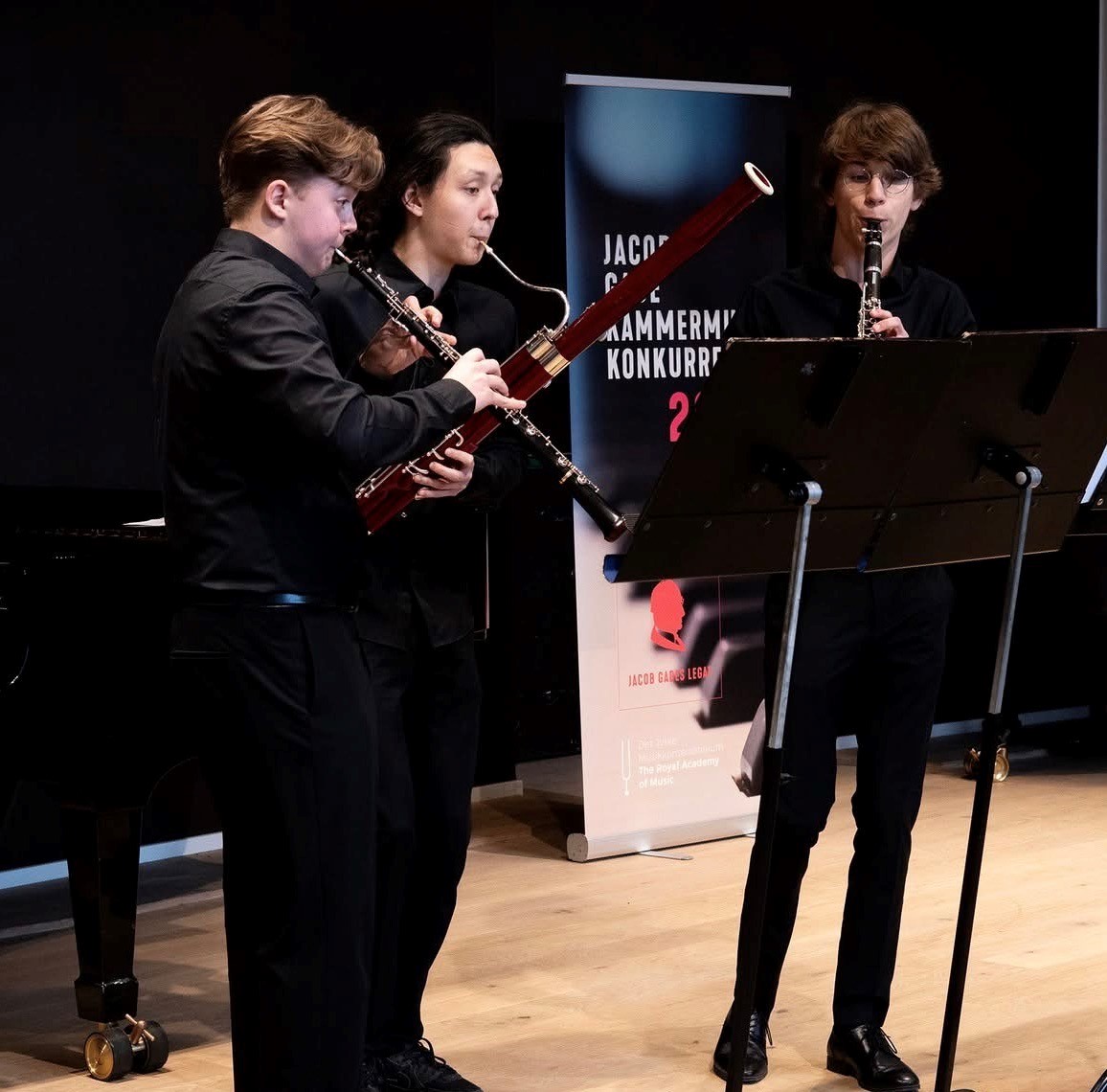 Plakat for Træklang og Ogan klavertrio