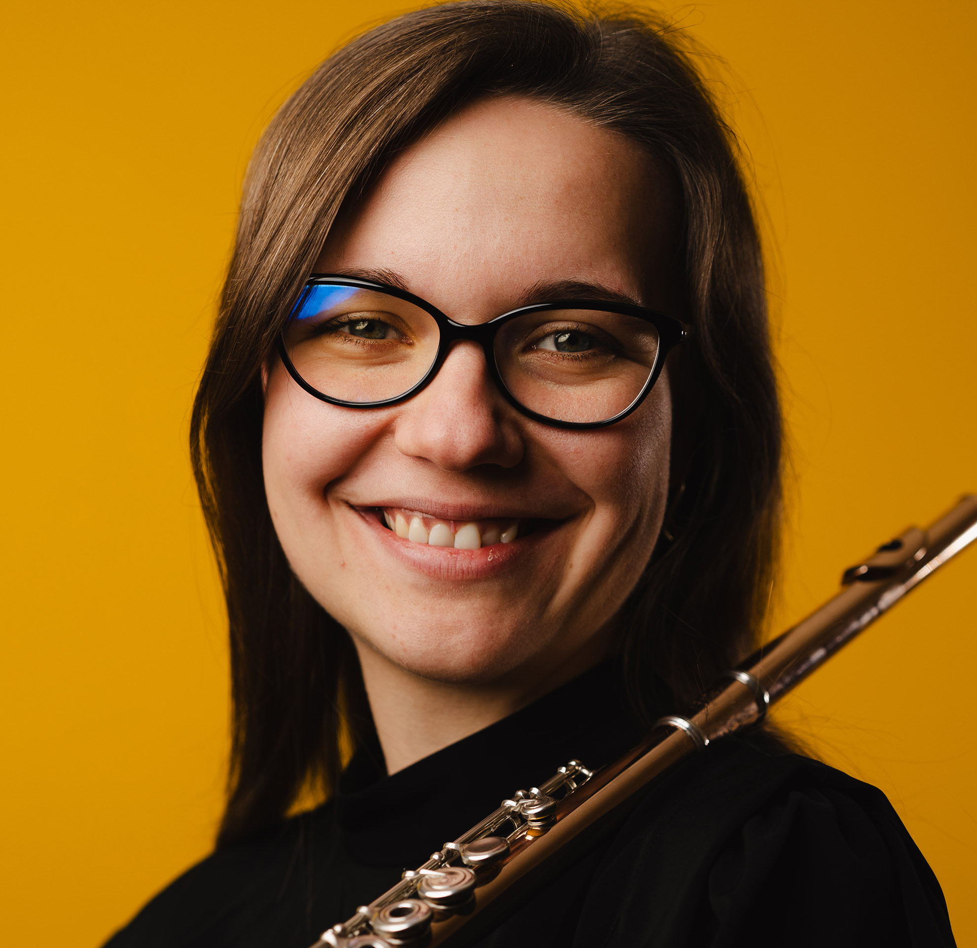 Plakat for Solistkoncert - Hannah Elisabeth Bernitt, fløjte