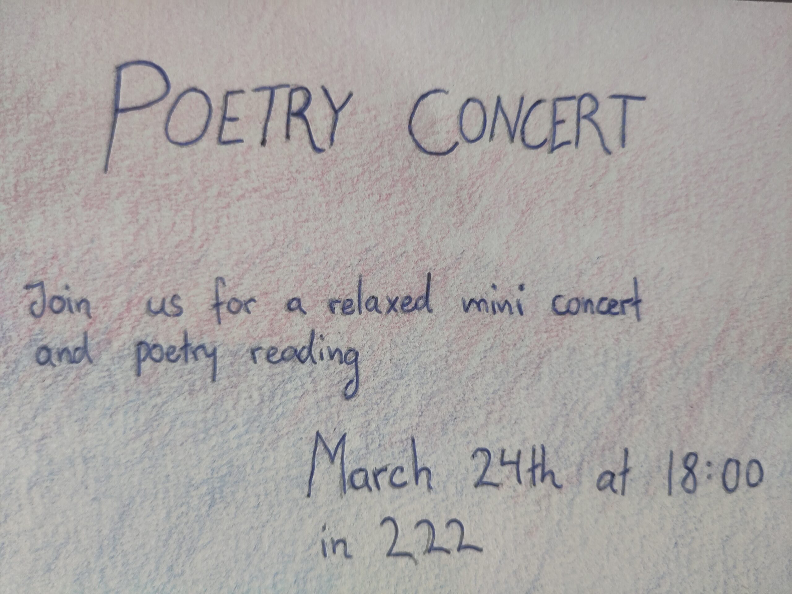 Plakat for Musik og poesi