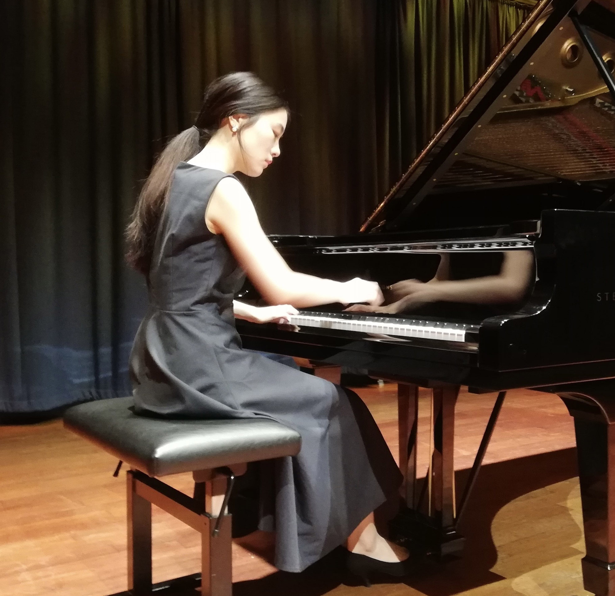 Plakat for Debutkoncert - Li Wen, klaver