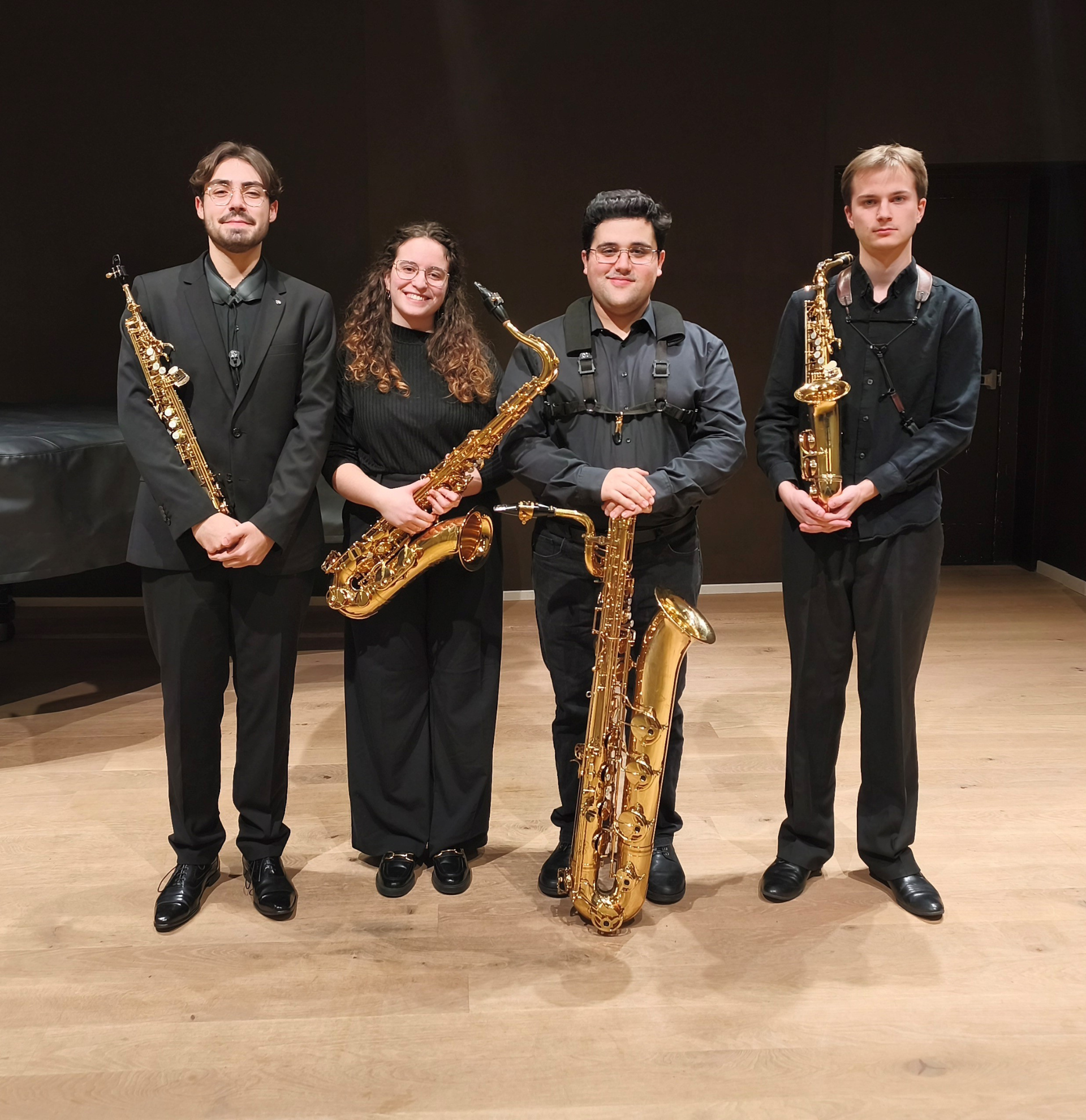 Plakat for Fractal Sax Quartet og Tort/Prudencio/Lyczba Fløjtetrio