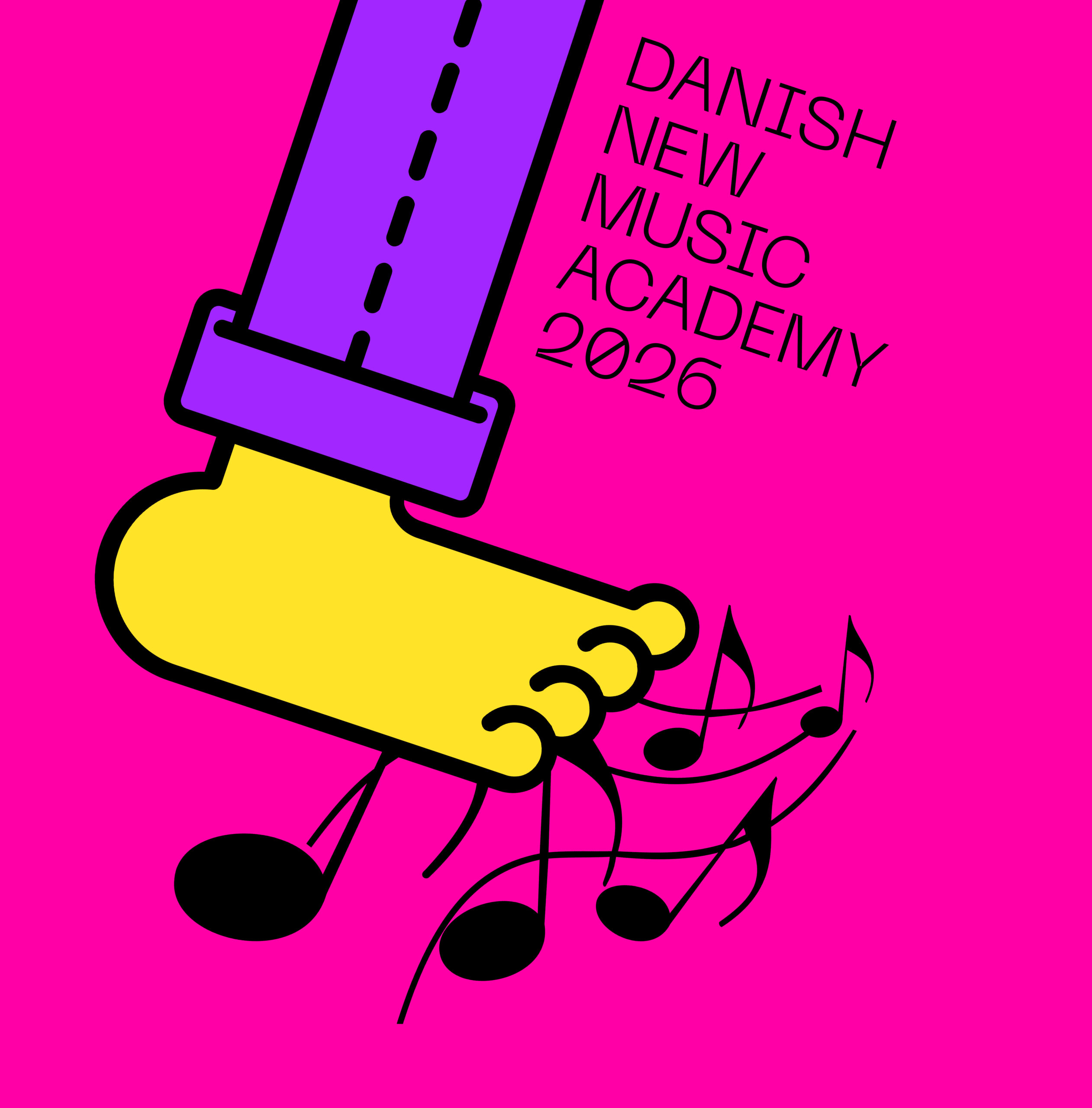 Plakat for Danish New Music Academy 2026