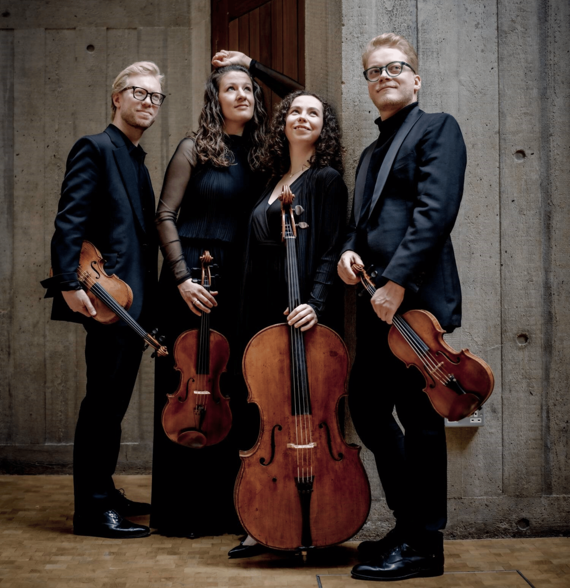 Plakat for Marmen Quartet og Mathias Kjøller