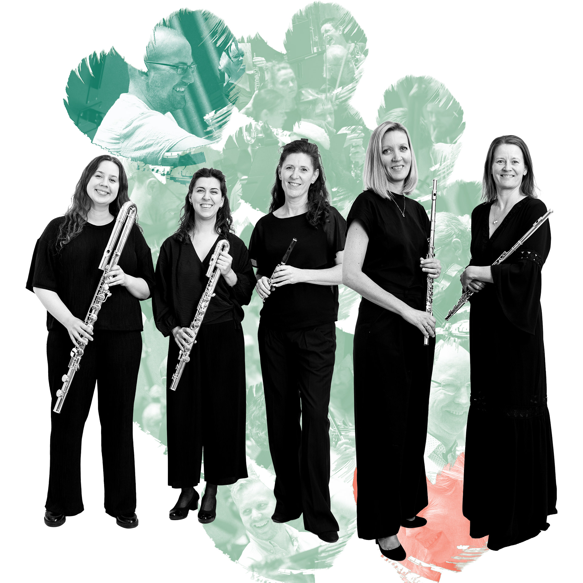 Plakat for Kammerkoncert: Fløjtekvintet