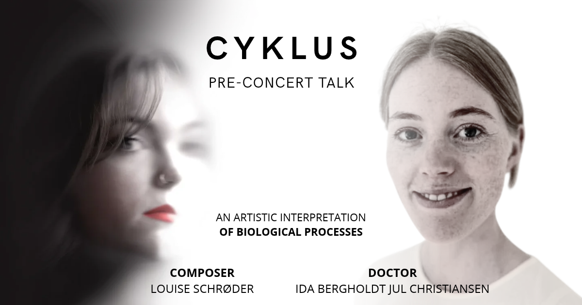 Plakat for CYKLUS - Optakt til Louise Schrøders debutkoncert