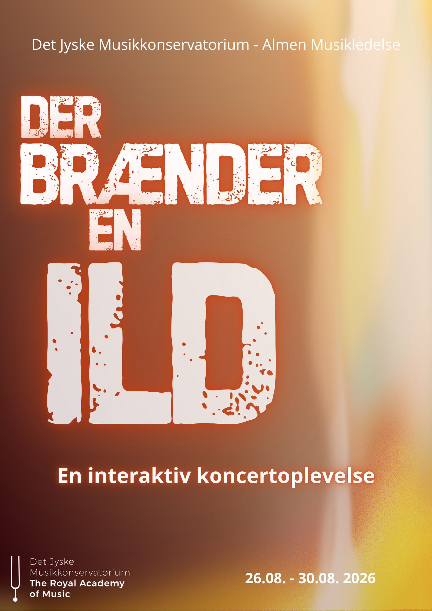 Plakat for Der brænder en ild