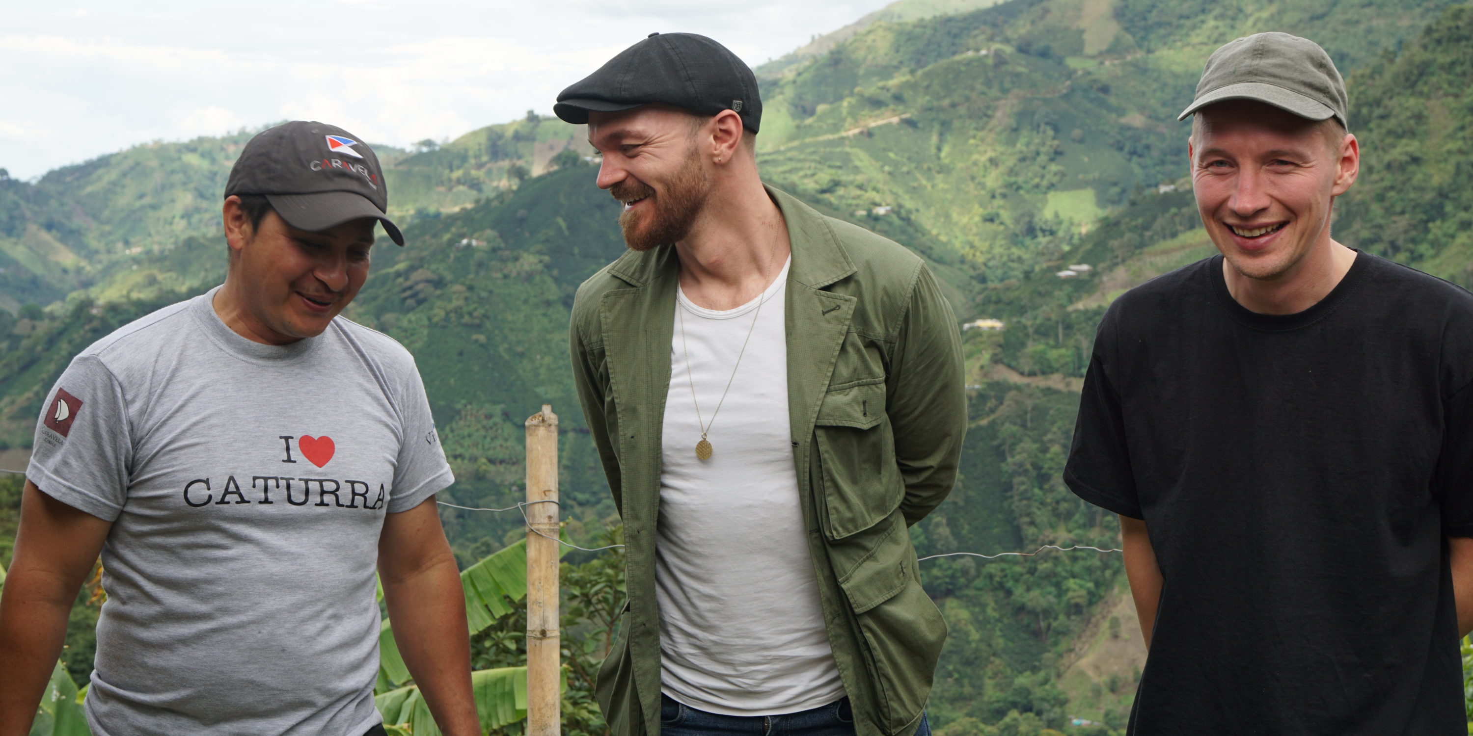 From left: Farmer, Edilfonso Yara, Peter Ebdrup and Lukas Kragelund