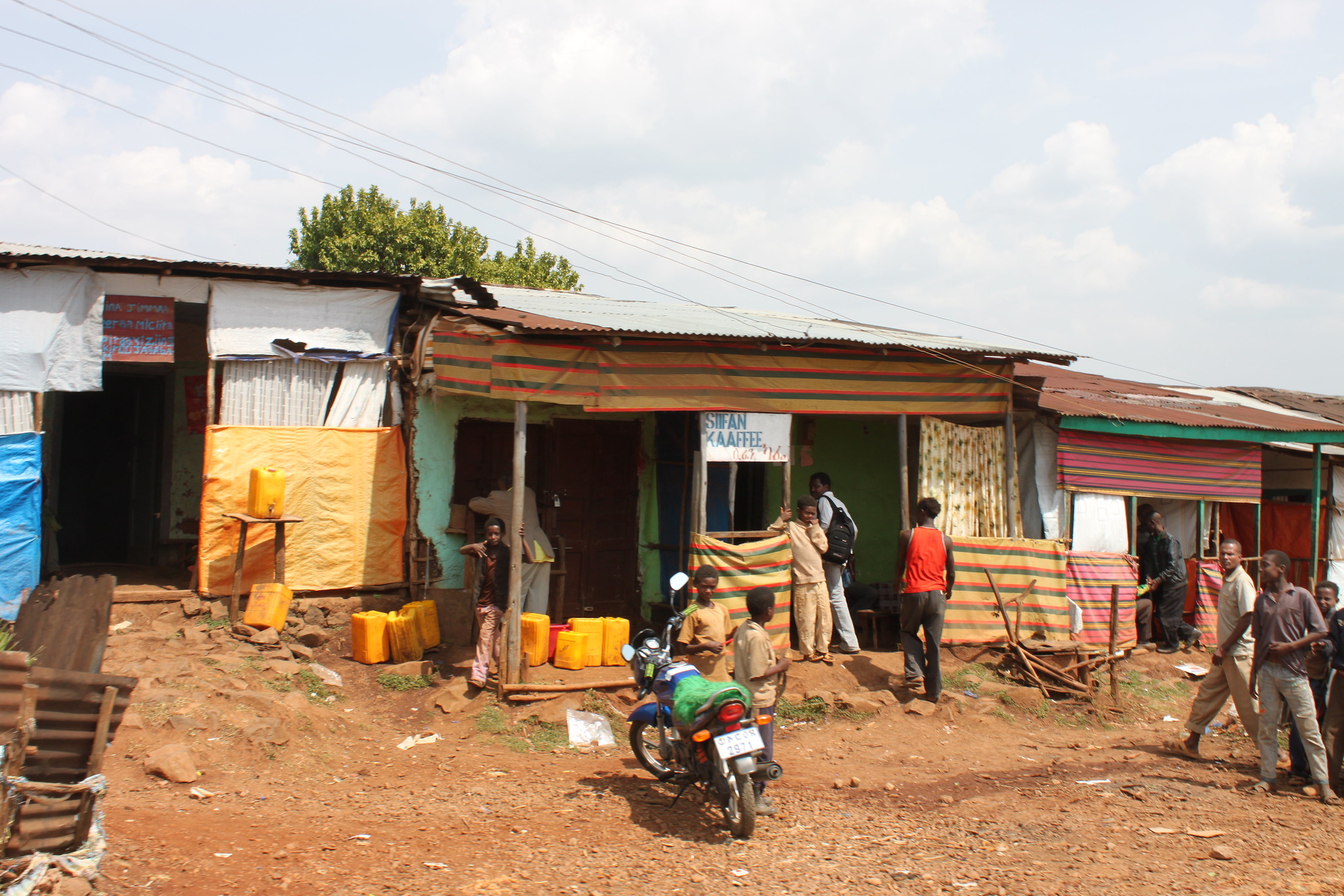 Coffeebar in Gera near Yukro cooperative