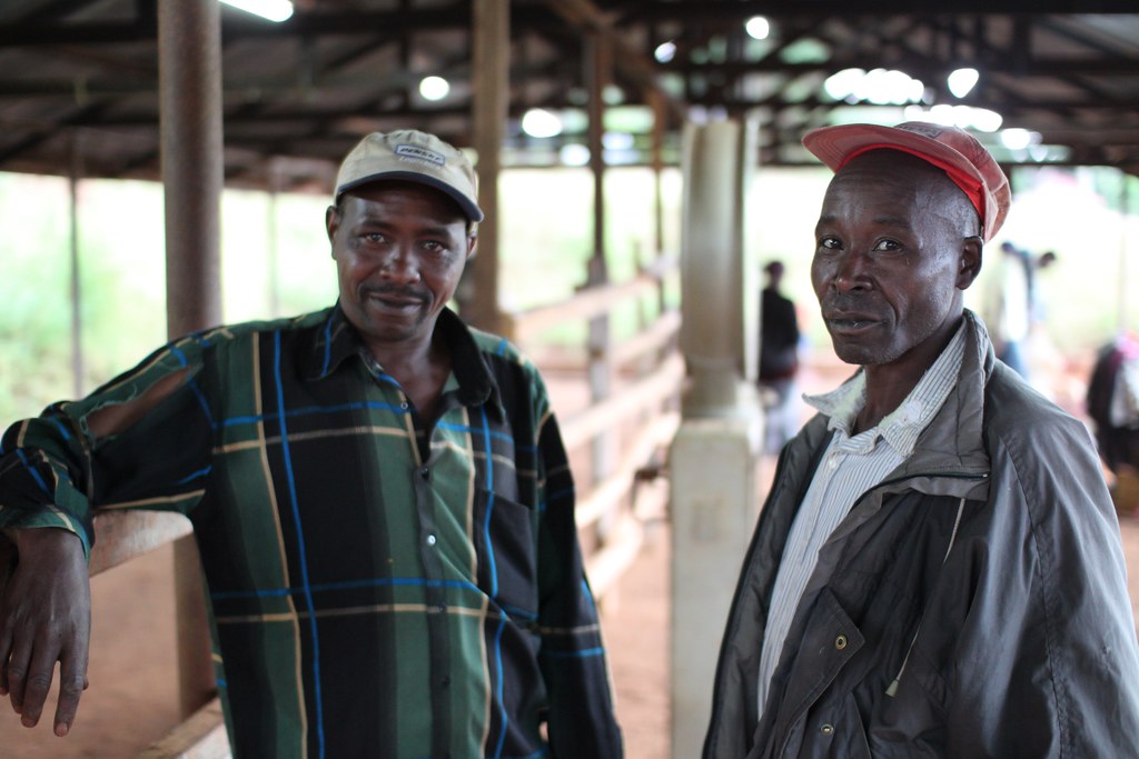 Two farmers at Kieni.