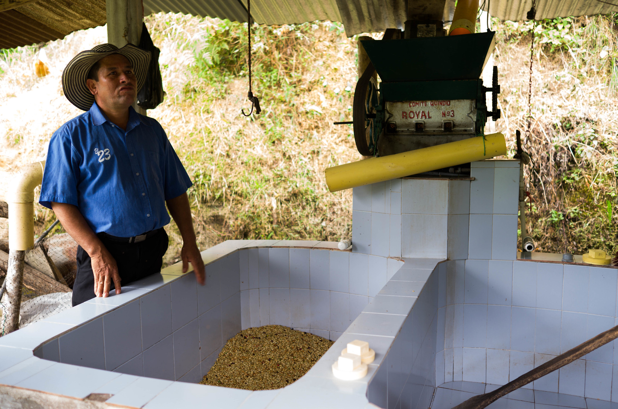 Washing station.