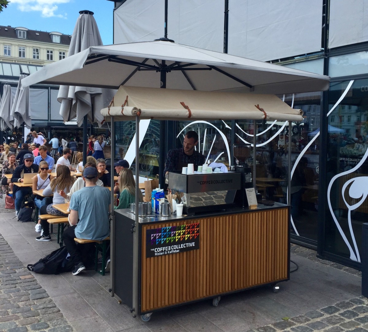 Outdoor Bar at Torvehallerne